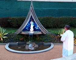 Inauguração da Gruta da Imaculada Conceição