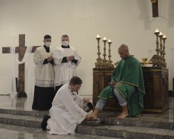 Celebração do Lava pés e Instituição da Eucaristia  2022