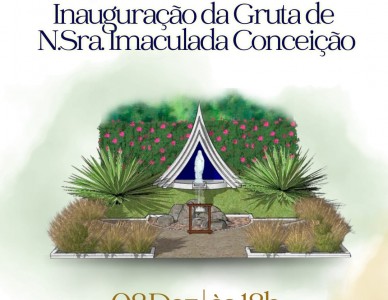 Inauguração da Gruta de N. Sra Imaculada Conceição